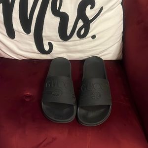 Gucci rubber pool slides
